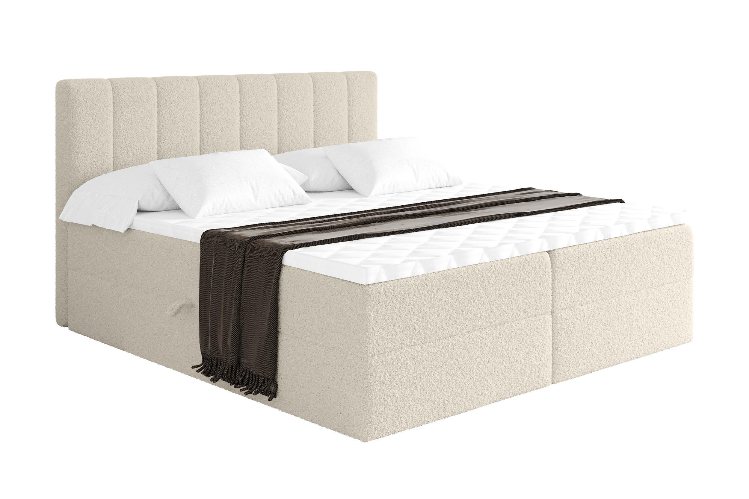 Altdecor Boxbett Sand 180x200 cm