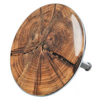 BADEWANNENSTÖPSEL Old Tree - Braun, Metall (8/10/10cm) - Sanilo