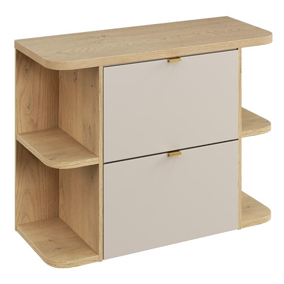 WASCHTISCHUNTERSCHRANK100 cm 4Teile - Dalia Cashmere D BM355 in Kaschmir/Matt - Kaschmir, Holz (100/50/46cm)