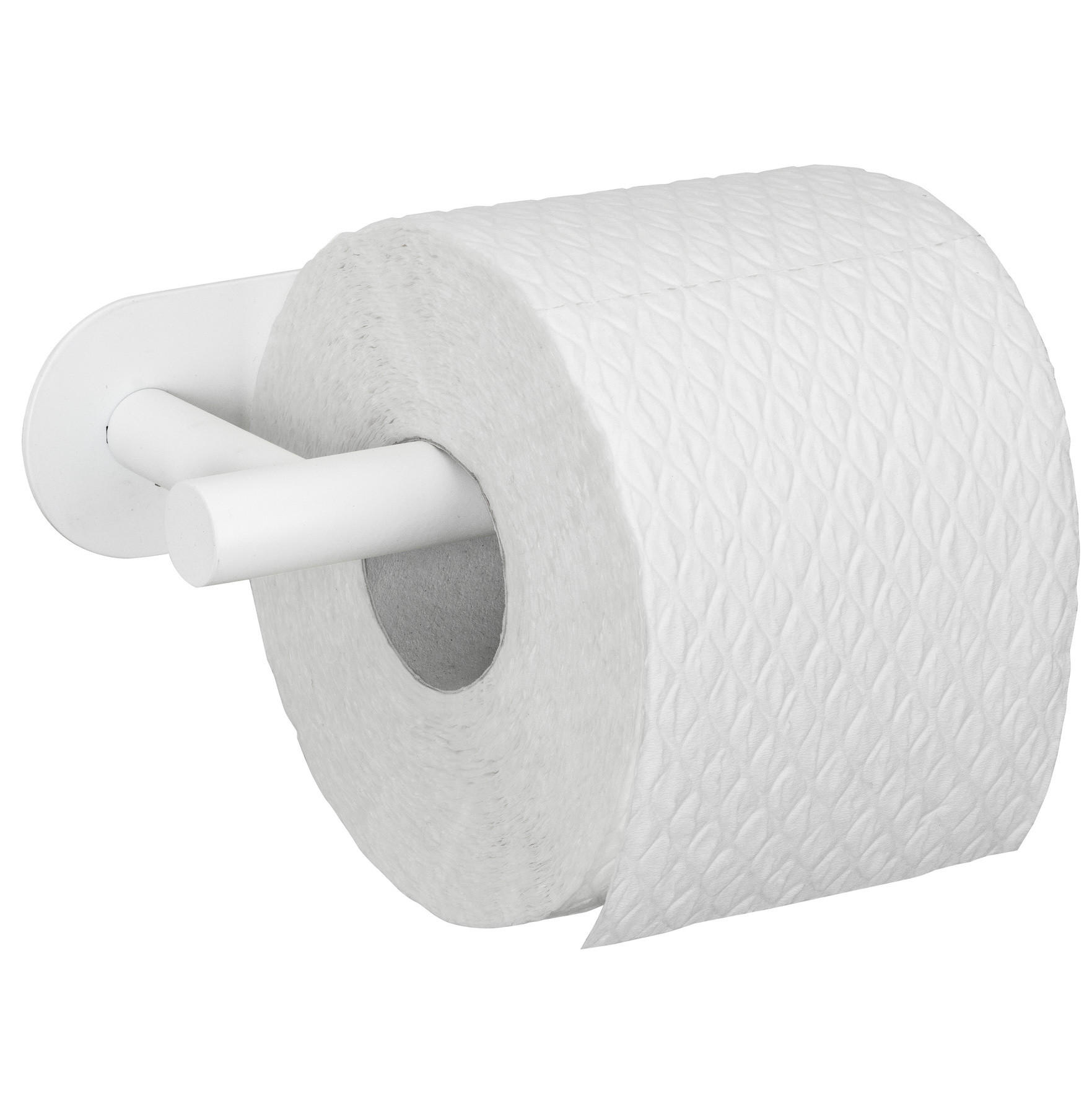 TOILETTENPAPIERHALTER Turbo - Loc Orea Shine 7/16/4,5 cm - Weiß, Metall (16/4.5/7cm) - Wenko
