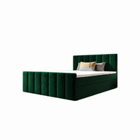 BOXBETT Adelon II Flaschengrün 180x200 cm - Waldgrün, Textil (180/200cm) - B&B Home