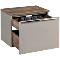 WASCHBECKENSCHRANK Puebla-56 - Beige, Holzwerkstoff (60/49/46cm) - Lomado