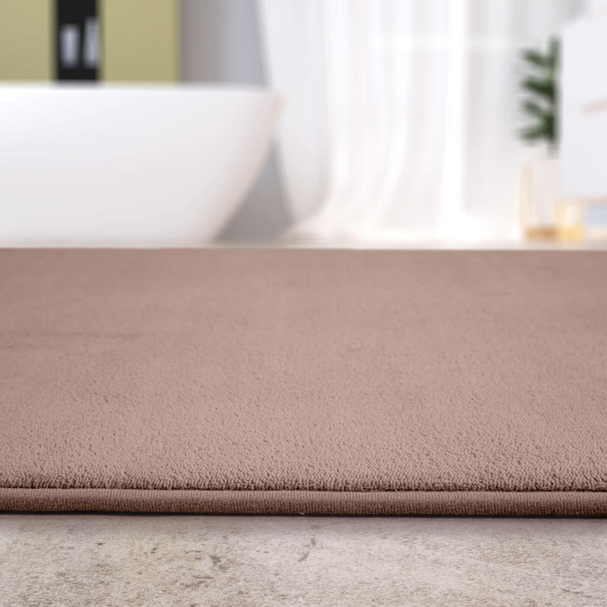 BADEMATTE 60/100 cm Corby 255 - Beige, Kunststoff (60/100cm) - Paco Home