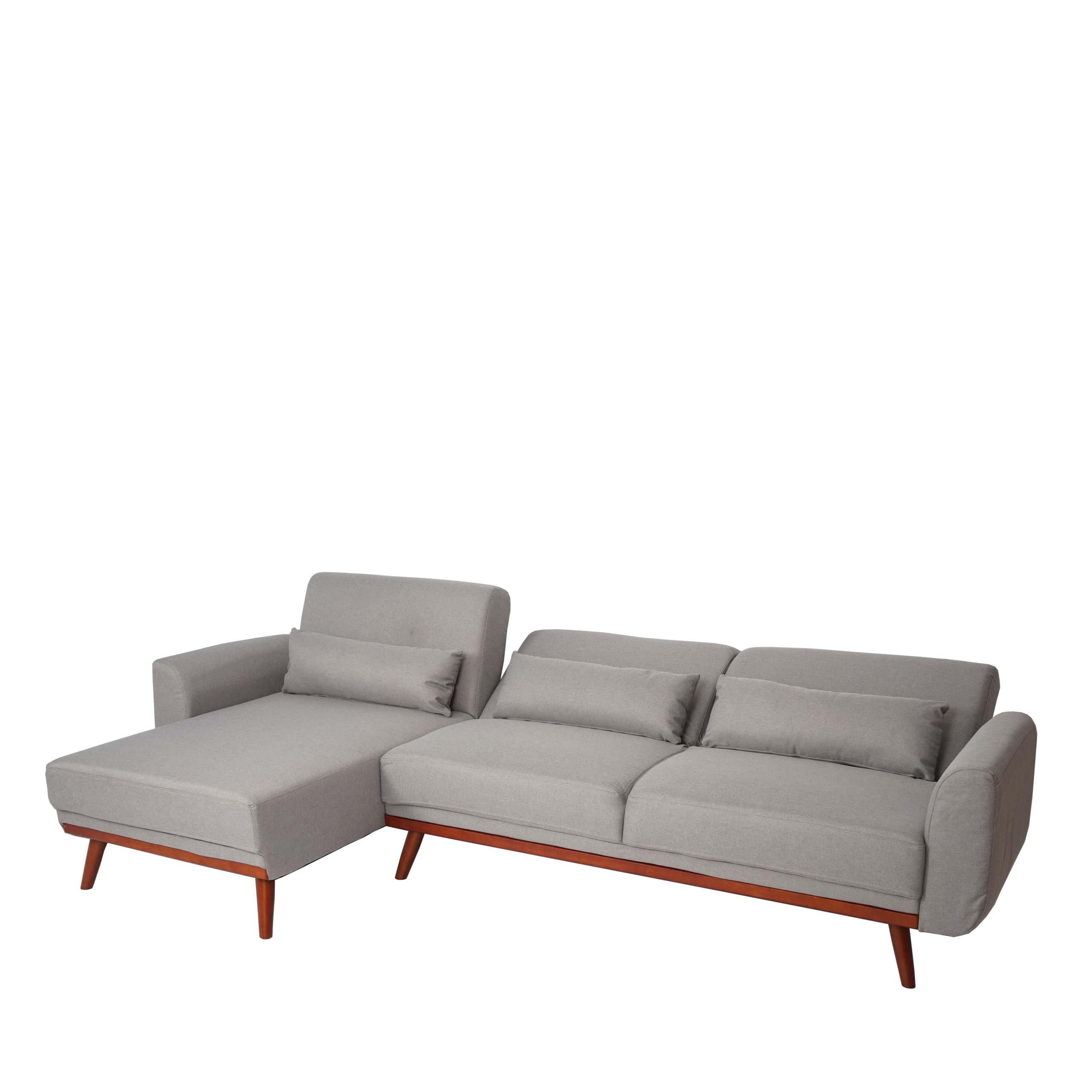 SOFA Anthrazit - Anthrazit, Textil (280/139cm) - MCW