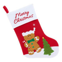 WEIHNACHTSSTRUMPF Lucas - - Dunkelrot, Textil (20/50/20cm) - Unique Living