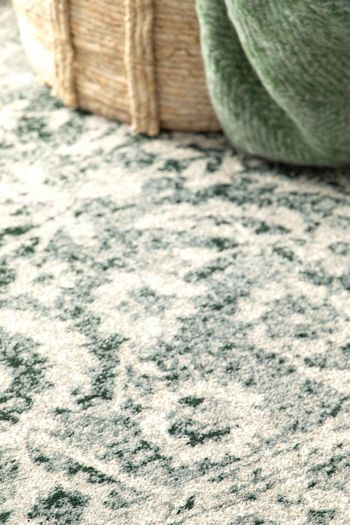 TEPPICH aus recycelten Fasern im Designstil grün - Grün, Textil (160/230cm) - AFK Living