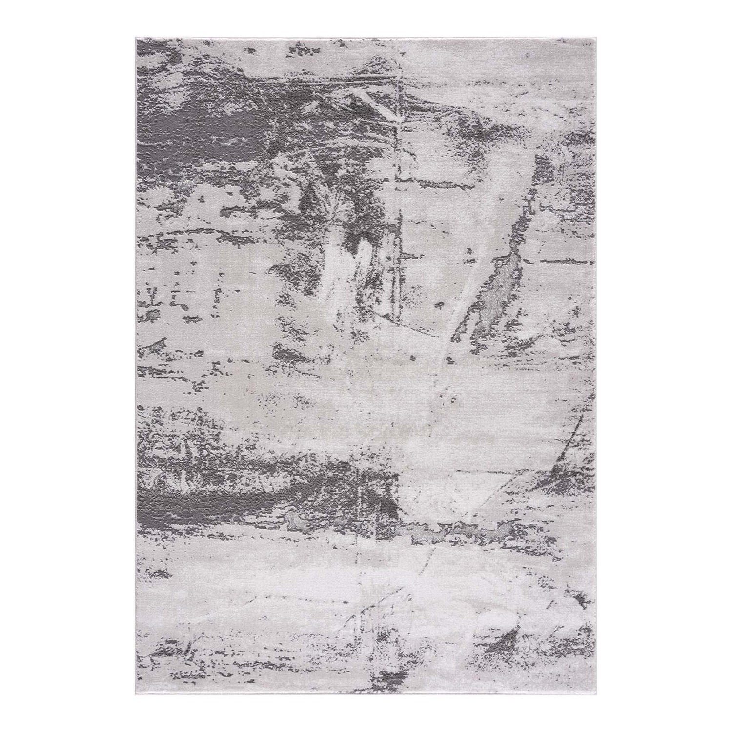KURZFLOR-TEPPICH Chic 176 Grau 80x150 cm - Grau, Textil (80/150cm) - carpet city
