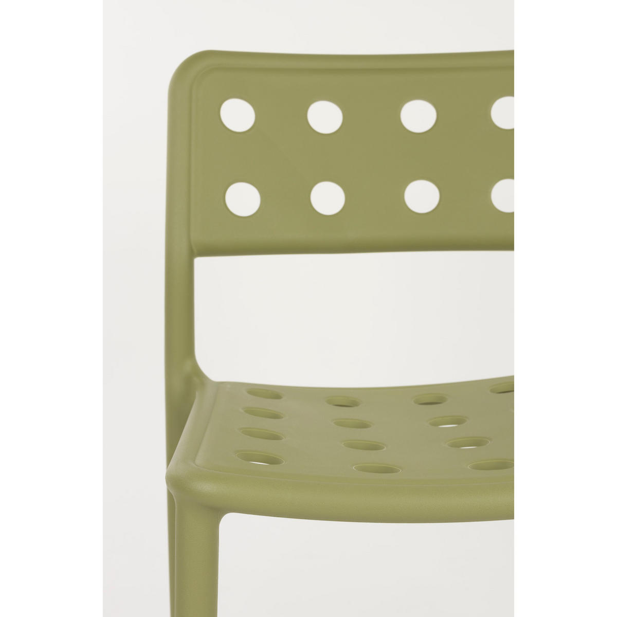 GARTENSTUHL Serra Grün - 4 er Set - Grün, Kunststoff (45.5/80/53cm) - Housecraft Living