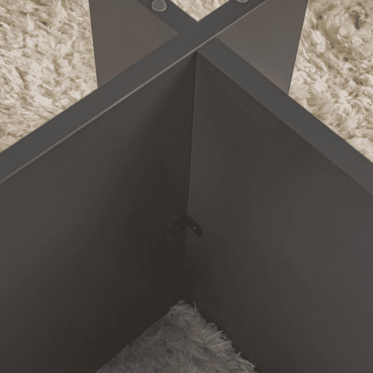 COUCHTISCH vetrino Anthrazit - Anthrazit, Holzwerkstoff (70/65/40cm) - Calicosy