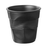 KNICKBECHER Espresso 0,08l Mattschwarz - Multicolor, Keramik (0.08L) - Revol Porcelaine France
