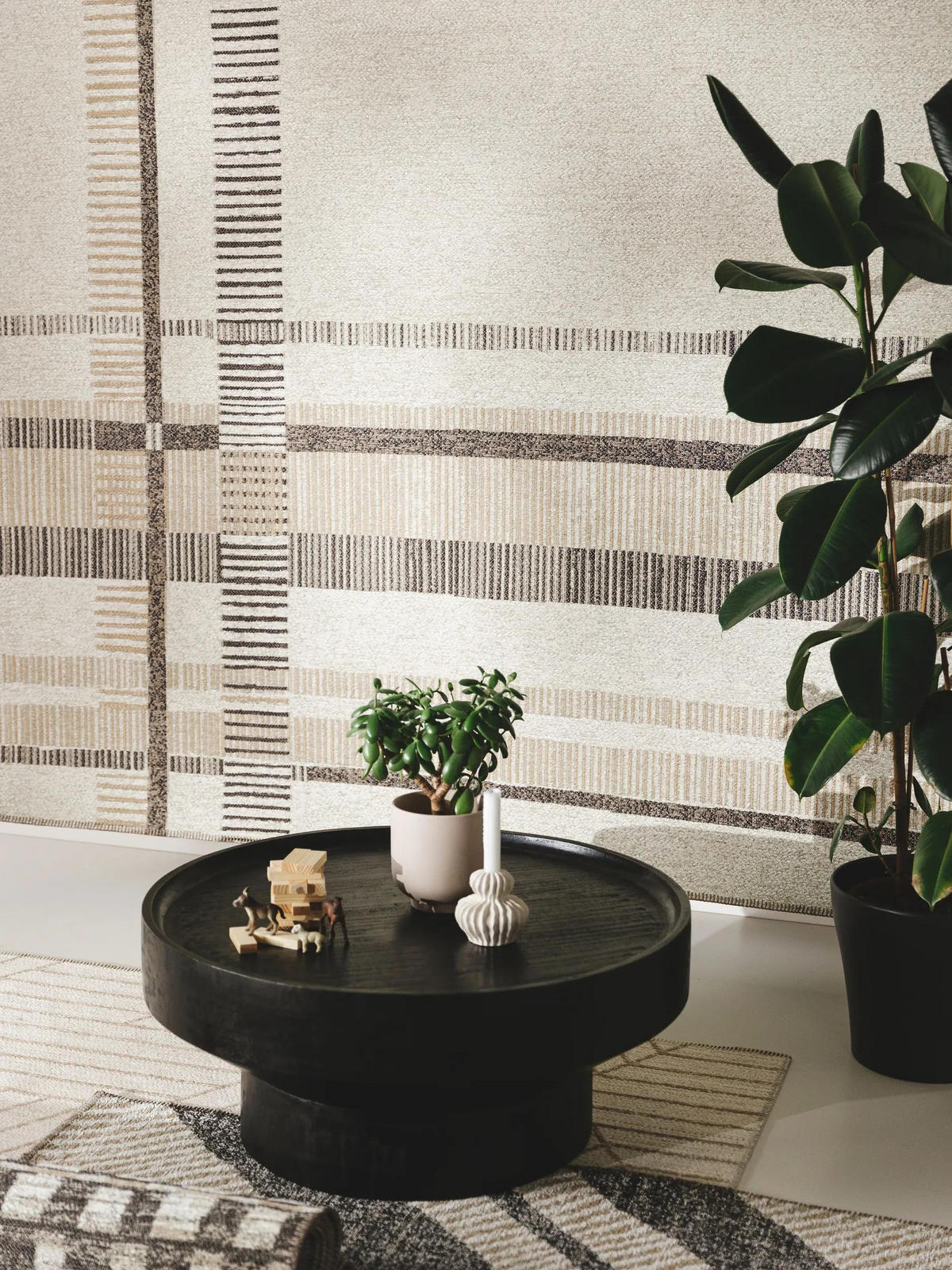 FLACHGEWEBETEPPICH Elena Beige/Braun 120x170 cm - Beige, Textil (120/170cm) - benuta Nest