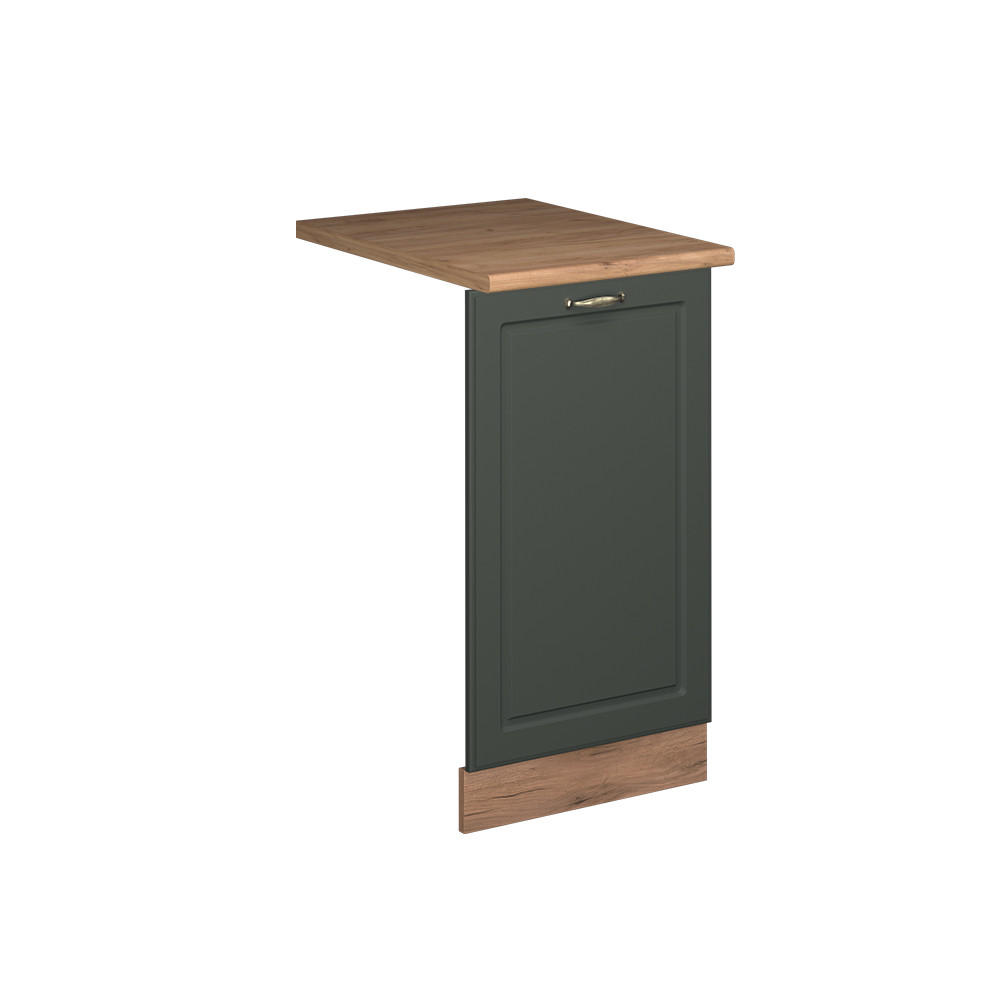 DISKMASKINENS FRONTPANEL Fame-Line Grönt och guld lanthus 45 cm , AP Oak Grön, Honungsek 81.8/45/60 cm