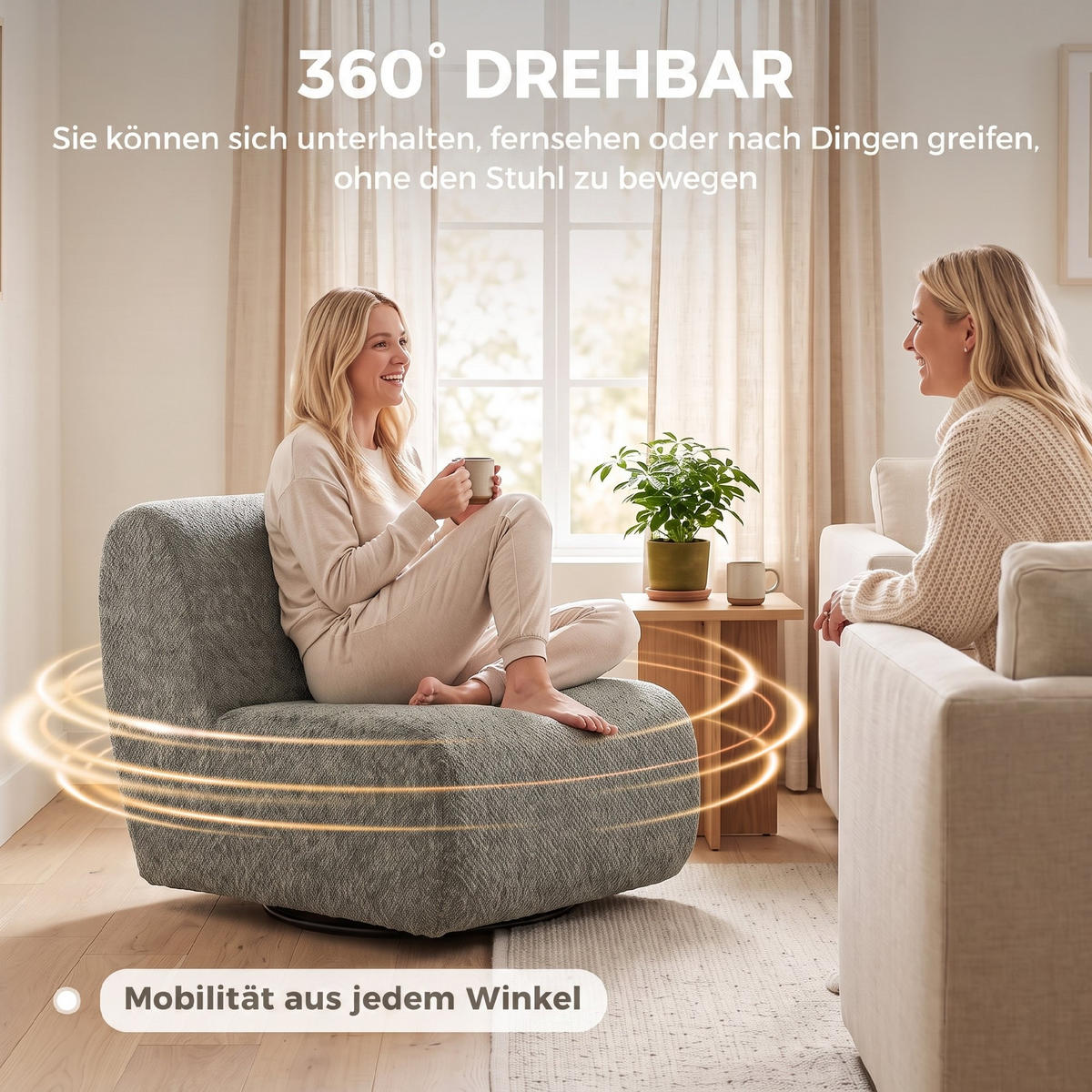 FÅTÖLJ Chenille Grå - Svart/Grå, Textil/Metall (70/70/90cm) - HOMCOM