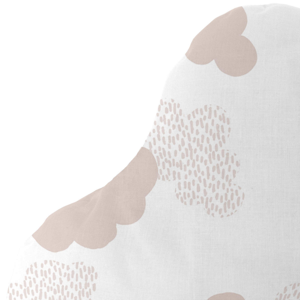 KISSEN clouds 60x40 cm rosa - Rosa, Textil (60/40cm) - Happy Friday