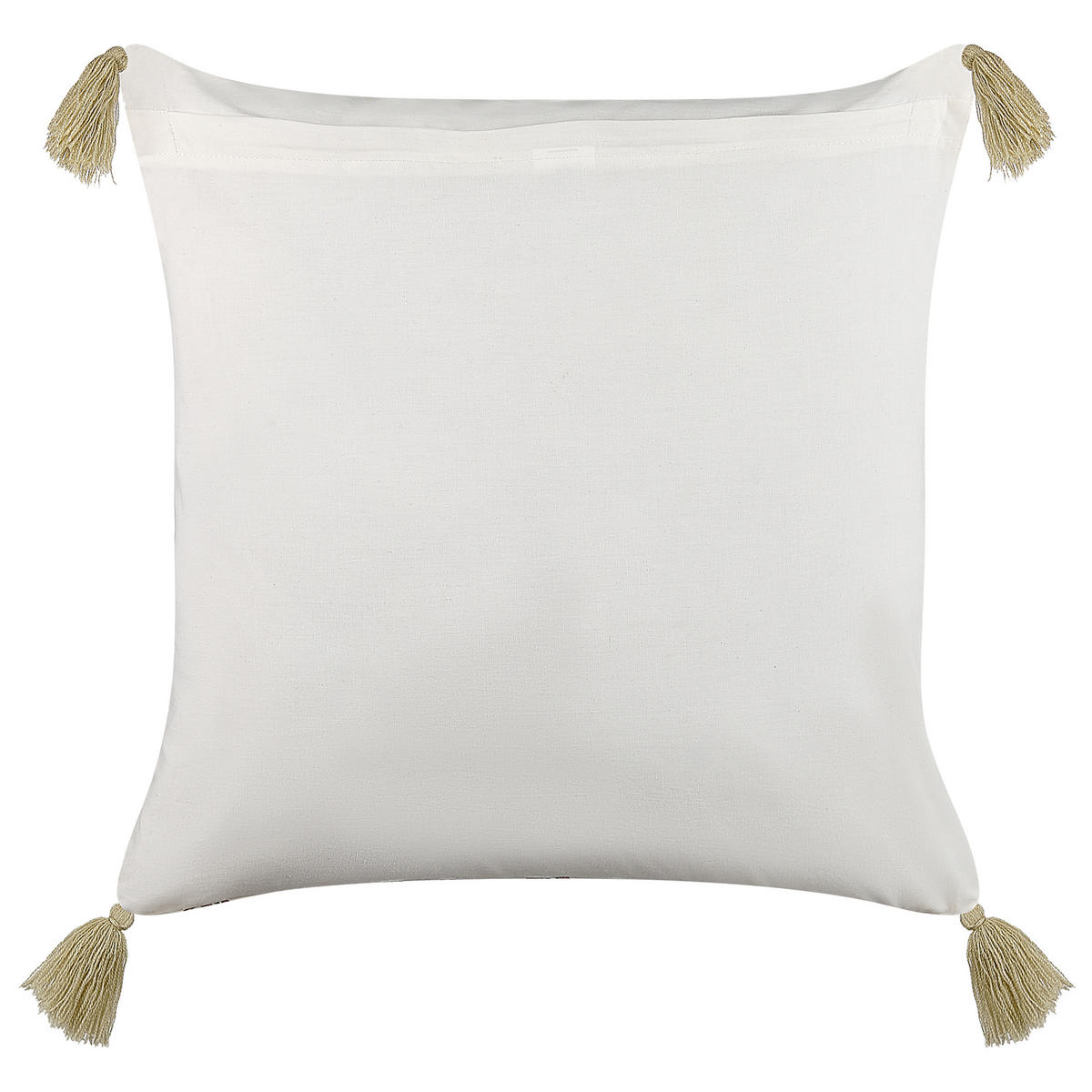 DEKOKISSEN Bunt 45/45 cm Setosa - Multicolor, Naturmaterialen/Textil (45/45cm) - Beliani