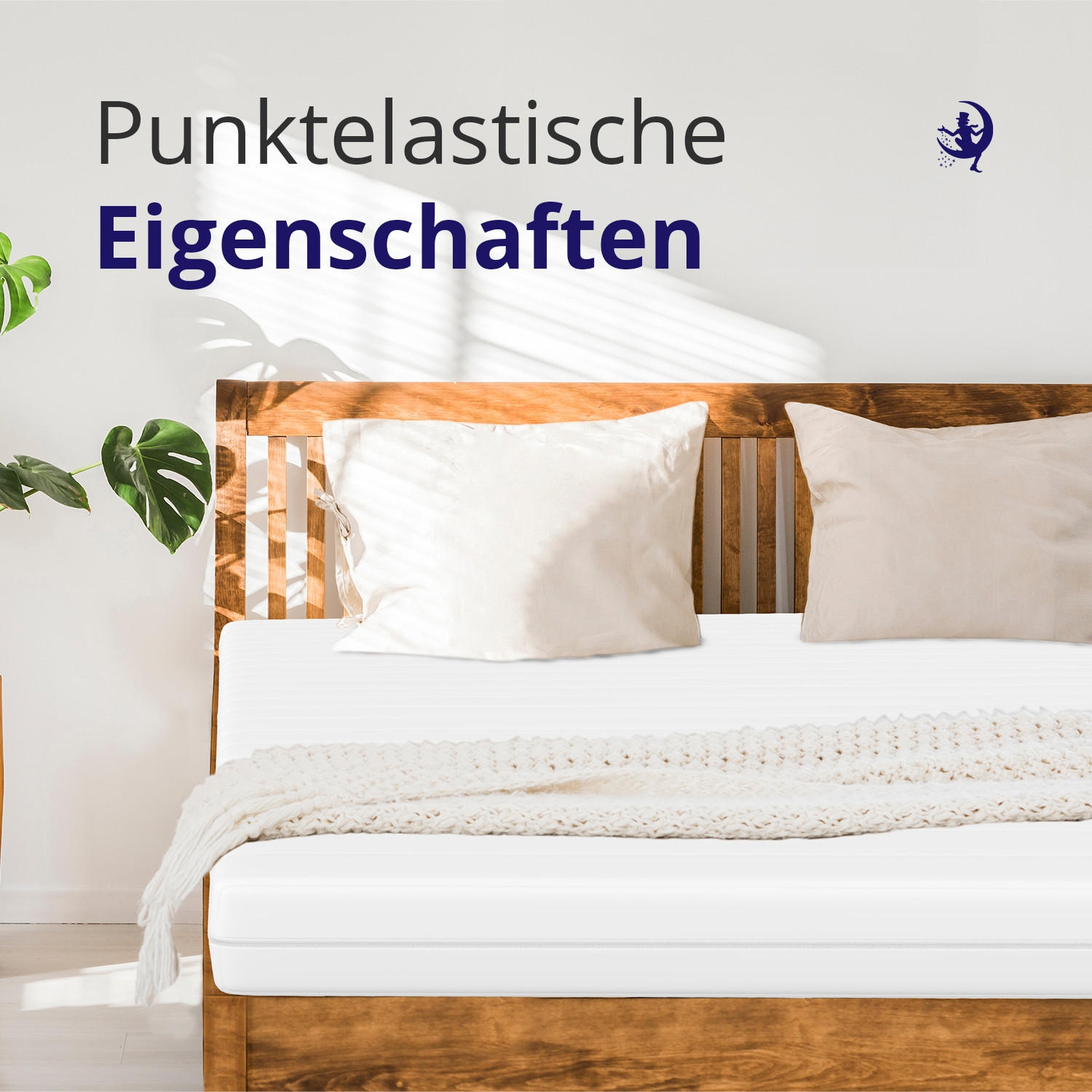MATRATZE 60x120 cm H2 H3 Höhe 15cm - 7-Zonen Kaltschaummatratze, Wendematratze mit waschbarem Bezug - Weiß, Textil (60/120cm) - Mister Sandman