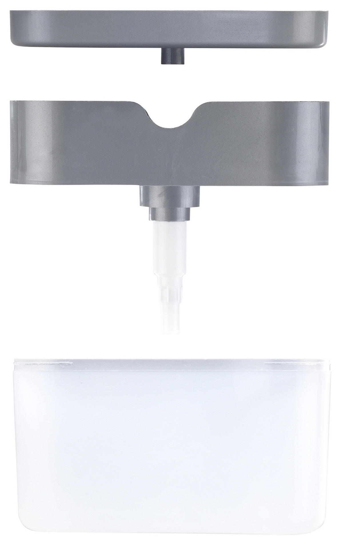 SPÜLMITTELSPENDER mit Pumpe - Transparent, Kunststoff (9.3/11/14cm) - Maximex