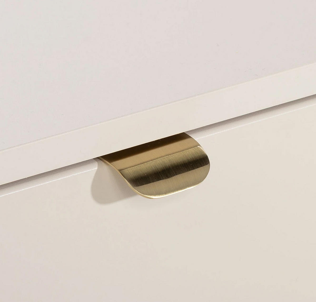 KOMMODE Onyx Kaschmir / Gold 78,4 / 40 / 98,4cm - Kaschmir/Beige, Holz/Holzwerkstoff (78.4/98.4/40cm) - Feldmann-Wohnen