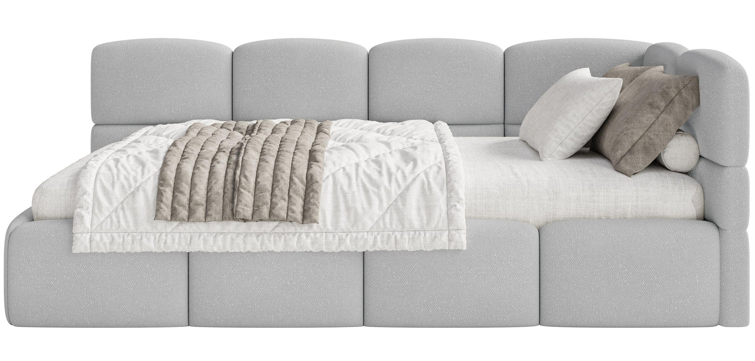Selsey POSTEL PRO MLÁDEŽ Cloudy světle šedá 120 cm, ženylka