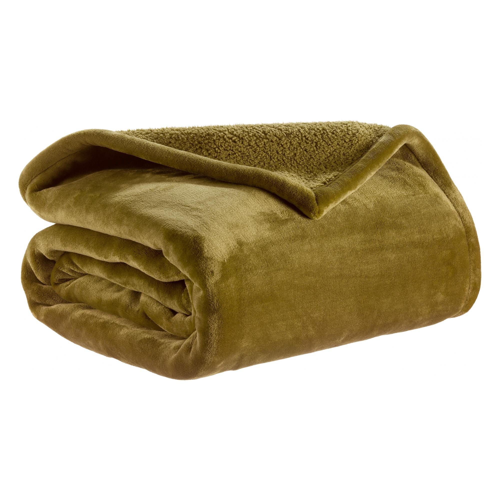 BETTÜBERWURF Michka rosmarin 240 x 220 cm - Grün, Textil (220/240cm) - Vivaraise