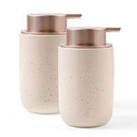 SEIFENSPENDER Keramik Beige & Rosa 350 ml - Beige, Keramik (8/14/8cm)