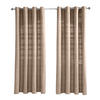 ÖSENVORHANG Rajput blickdicht 2er-Set, 137/137 cm - Beige, Textil (137/137cm) - Homescapes