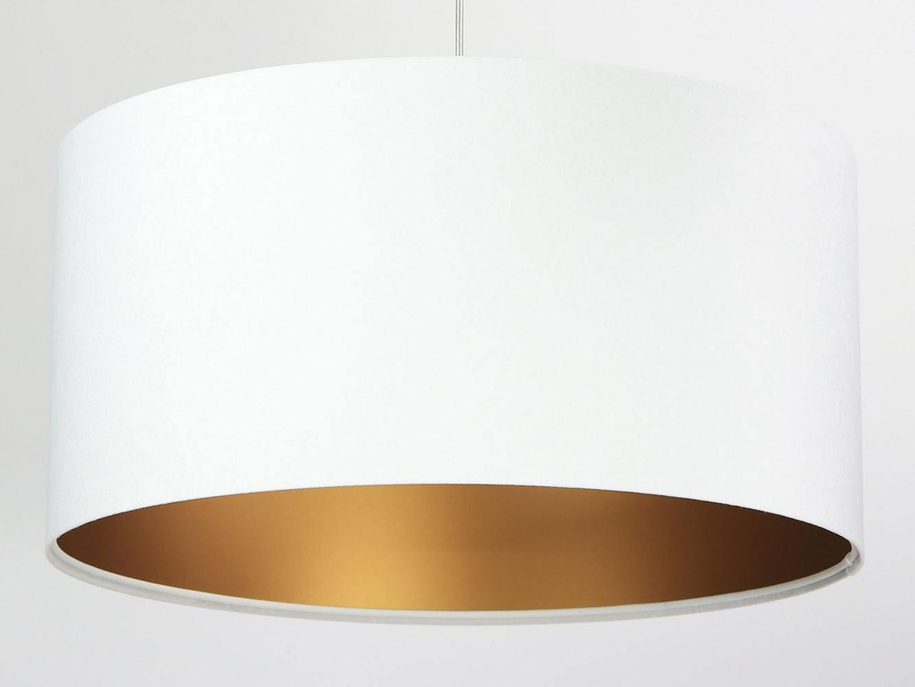 HÄNGELEUCHTE Gold 60/30 cm - Goldfarben/Weiß, Kunststoff (60/1.1/30cm) - ONZENO