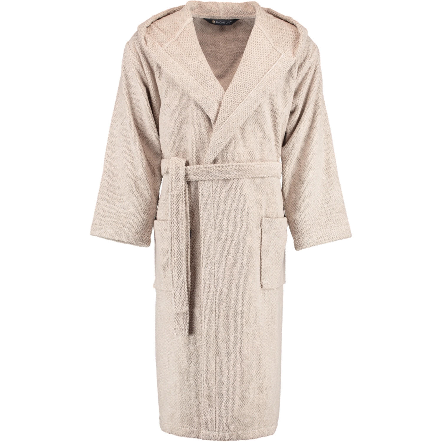 BADEMANTEL UNISEX KAPUZE BARONESSE STONE - 320 - Beige, Textil (Lnull) - Rhomtuft