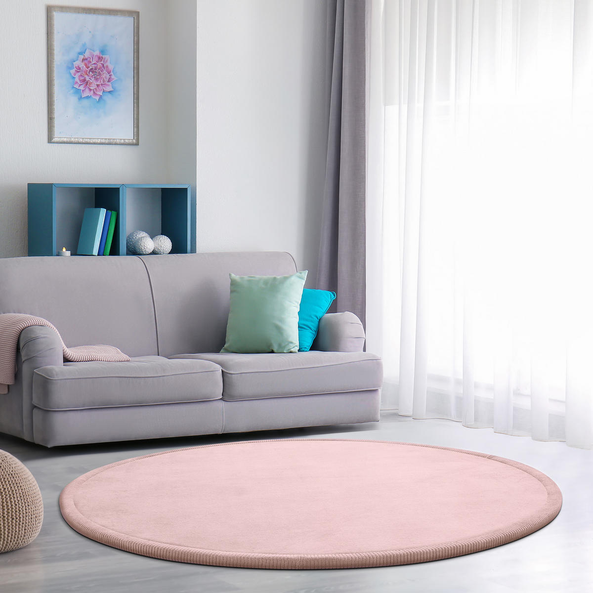 KINDERTEPPICH 80/80 cm Tatami 475 - Pink, Kunststoff (80/80cm) - Paco Home