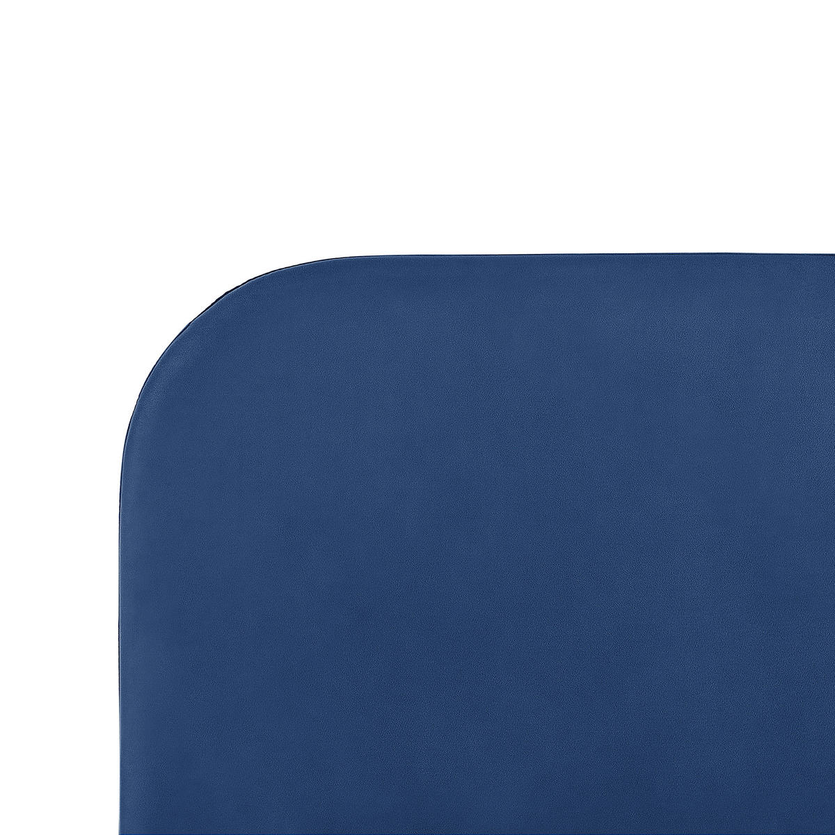 POLSTERBETT 160/200cm Marineblau Flayat - Blau, Textil (160/200cm) - Beliani