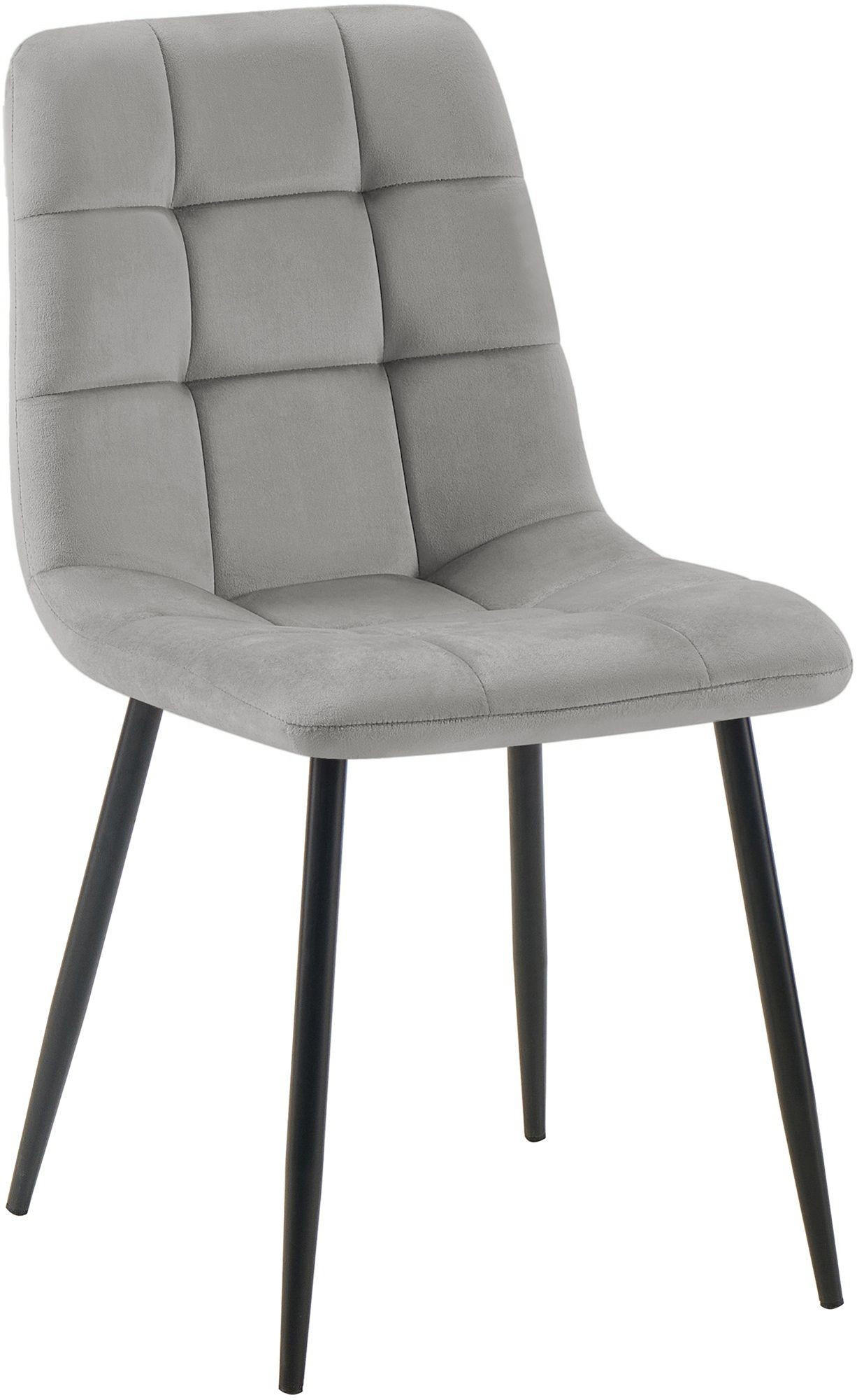 furnicato Esszimmerstuhl Grau 45x84x55 cm
