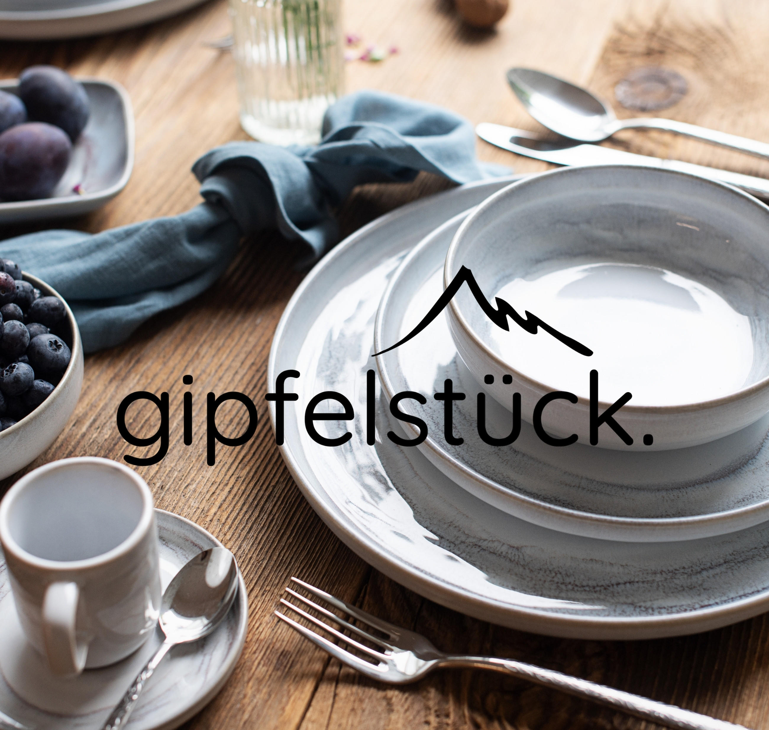 Hochwertige Tischkultur-Produkte von Gipfelstück