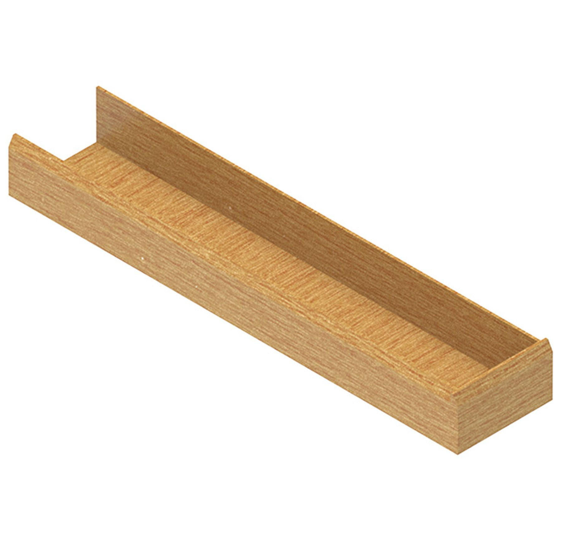 SCHUBLADENEINSATZ Holz, Zusatzfach Schublade 10x47,2x5cm, Eiche - Eichefarben, Holz (10/5/47.2cm)