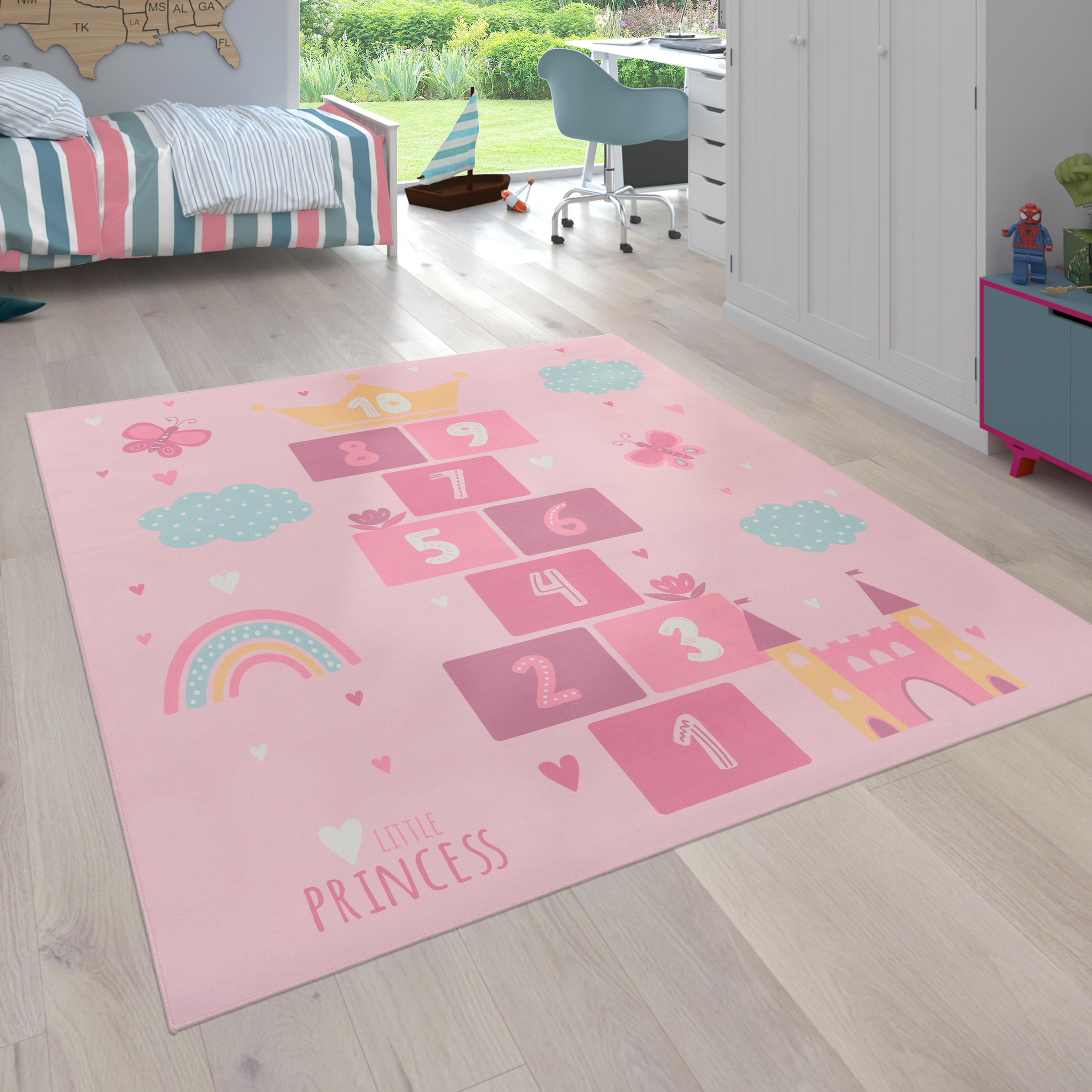 KINDERTEPPICH 200/200 cm Bino 585 - Pink, Textil (200/200cm) - Paco Home