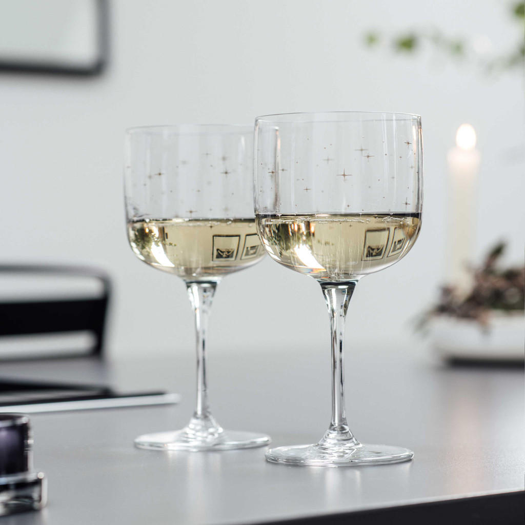 WEIN- UND WASSERGLÄSER Winter Glow grau 4er Set - Grau, Glas - like.Villeroy & Boch