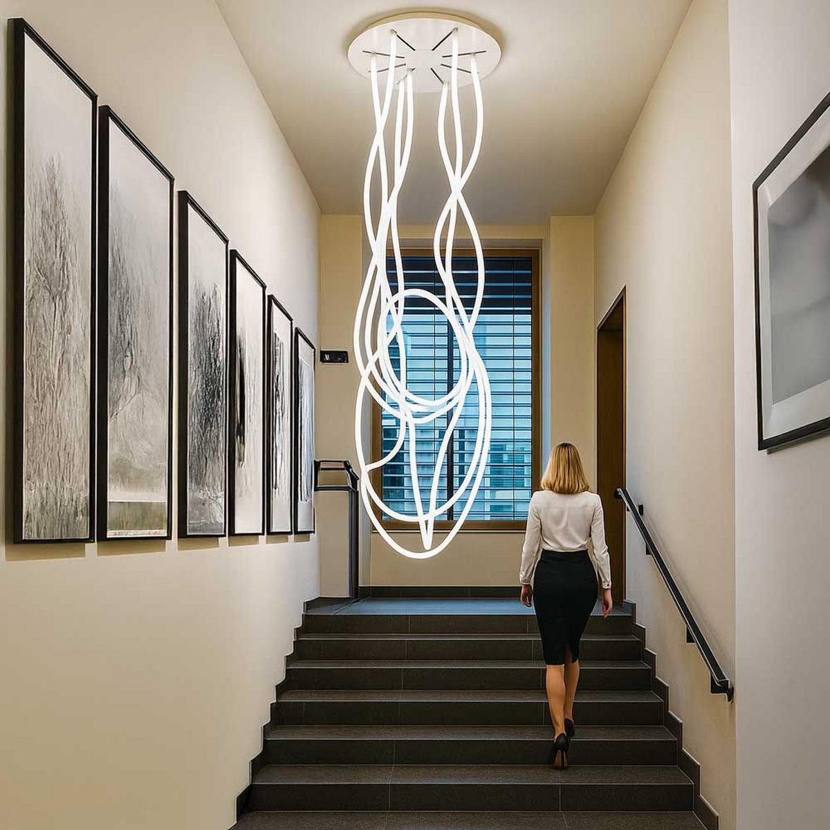 LED-GALERIELEUCHTE Arion Flex 250cm Schwarz - Schwarz/Weiß, Kunststoff (250/80/2.5cm) - s.luce