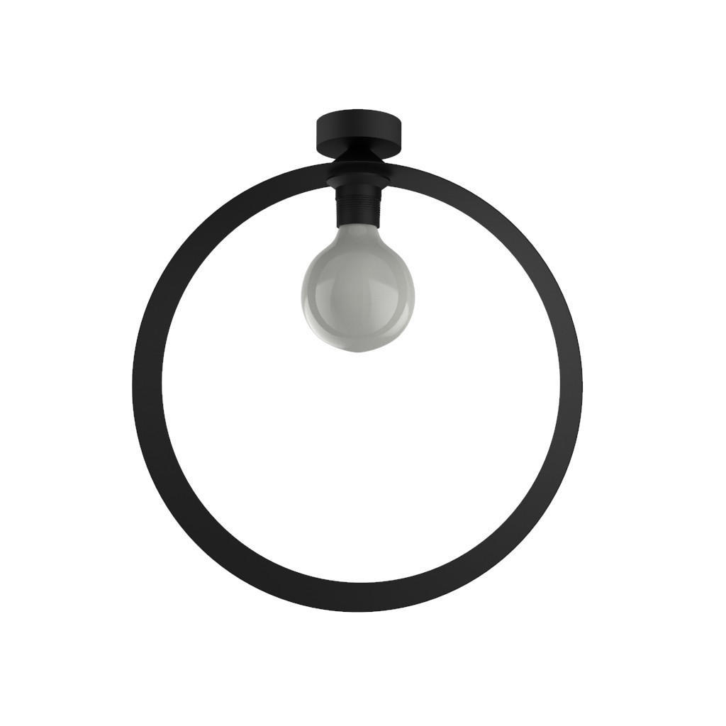 DECKENLEUCHTE Nucleo - Schwarz, Metall (7/40/40cm) - Lumicom