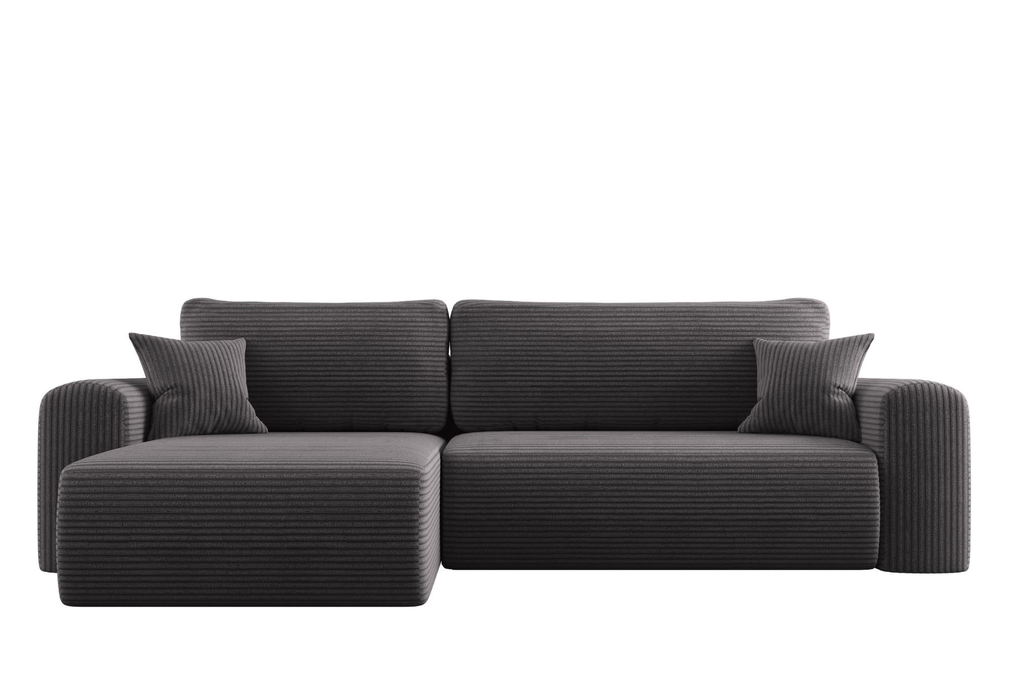 Thumbnail - Kaiser Möbel Ecksofa, Dunkelgrau, Textil, L-Form,L-Form, 272x145 cm, Wohnzimmer, Sofas & Couches, Wohnlandschaften, Ecks...