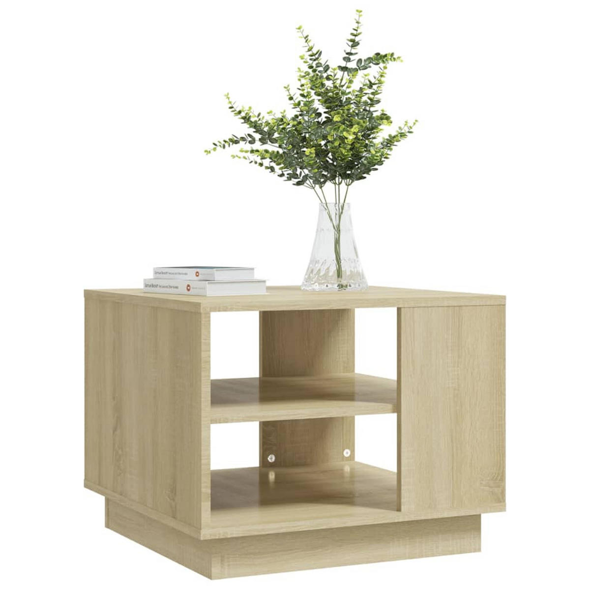 COUCHTISCH Sonoma-Eiche 55x55x43 cm Holzwerkstoff - Braun, Holzwerkstoff (55/55/43cm) - furnicato