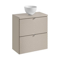 WASCHTISCHKOMBI 80 cm 3Teile - Nova Oak N BM277 in Kaschmir/Matt - Kaschmir, Holz (80/57/40cm)