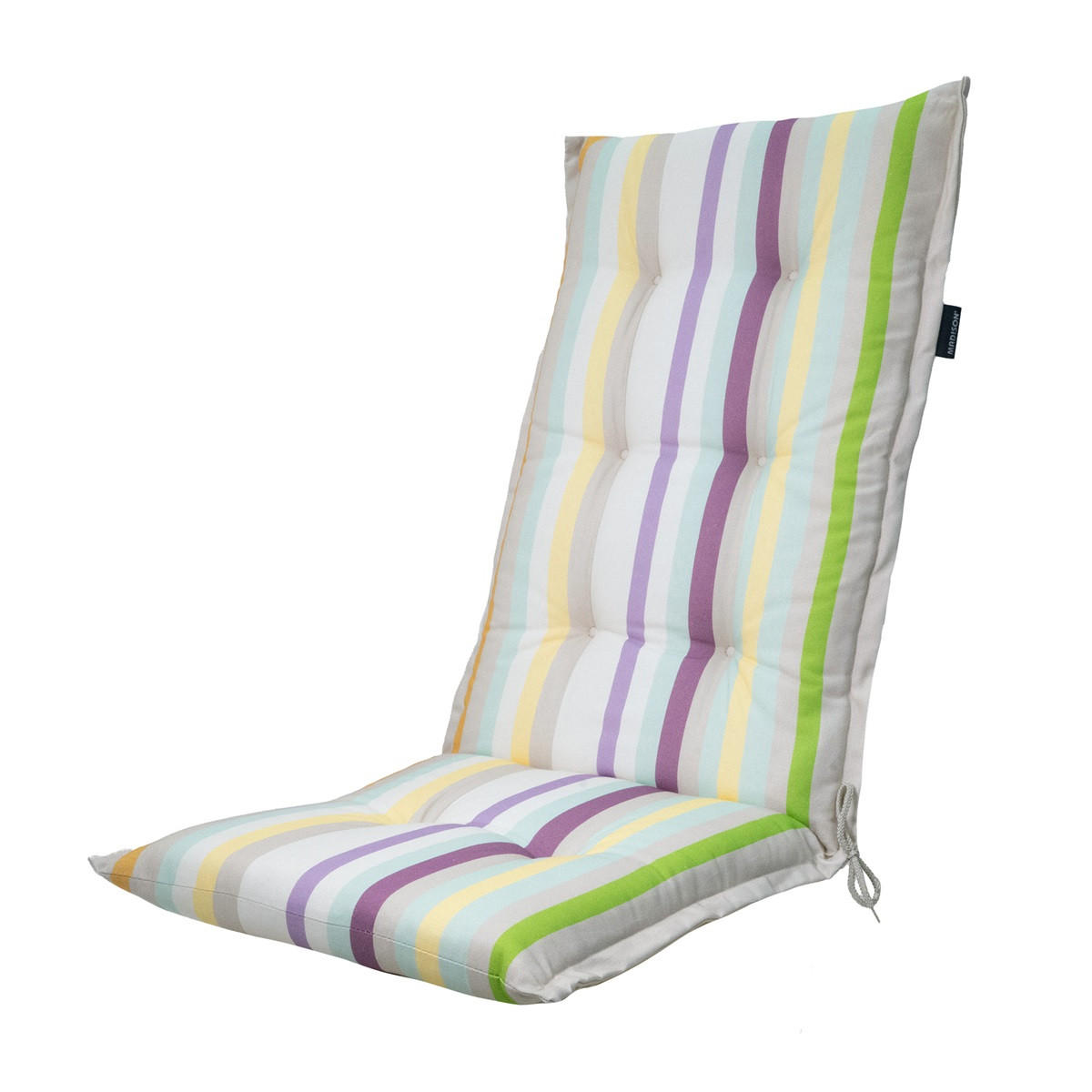 GARTENSTUHLKISSEN Righe 123/50 cm 4er-Set - Lila, Textil (50/7/123cm) - Madison