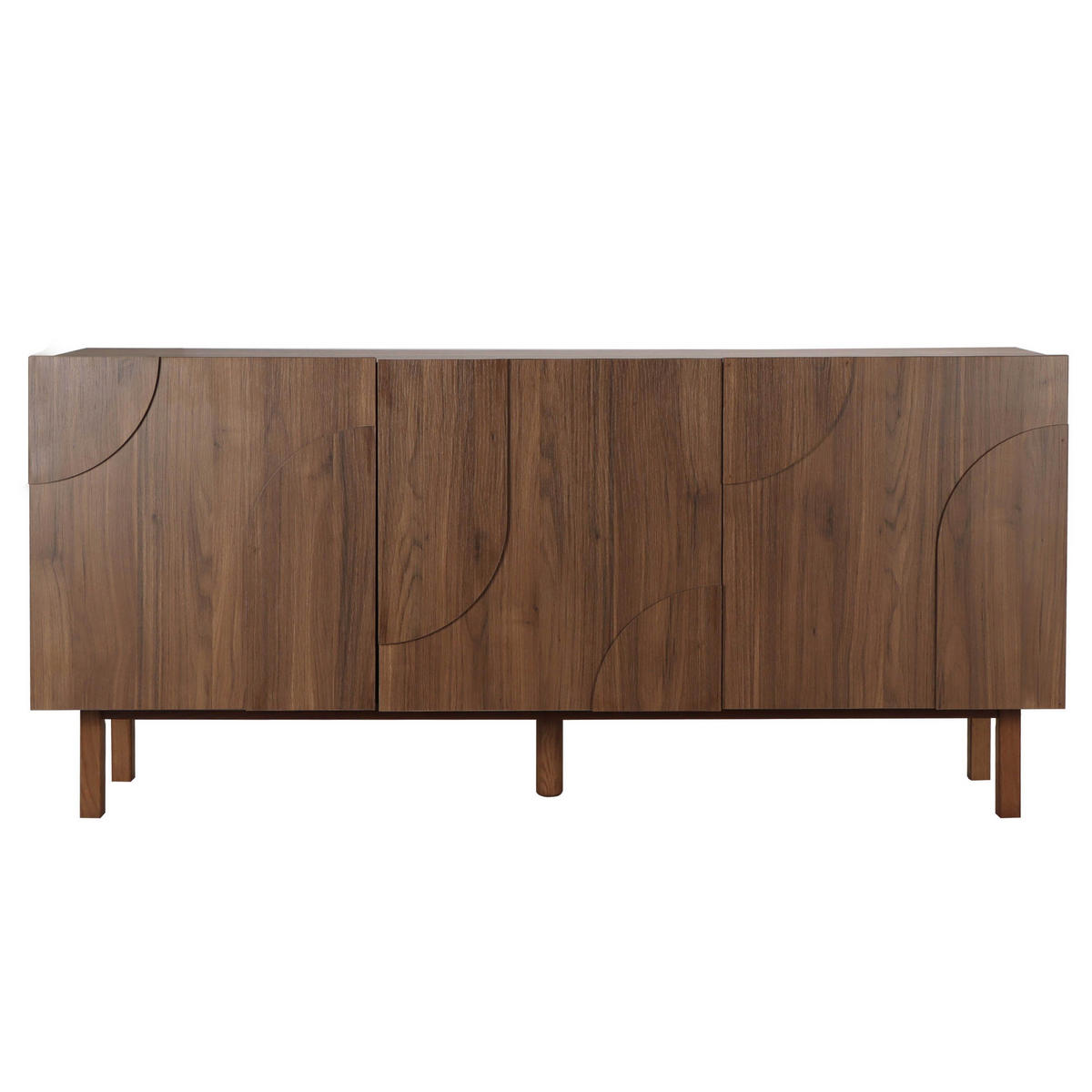 SIDEBOARD, Braun - Braun, Holz (40/75/160cm) - Oviala