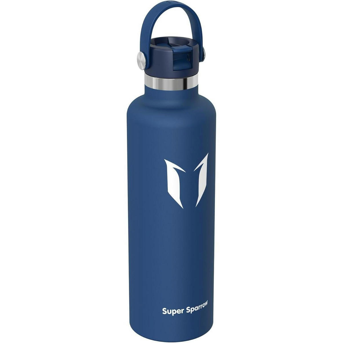 TRINKFLASCHE Edelstahl 1000 ml Blaubeere - Blau, Metall (8.5/8.5cm)