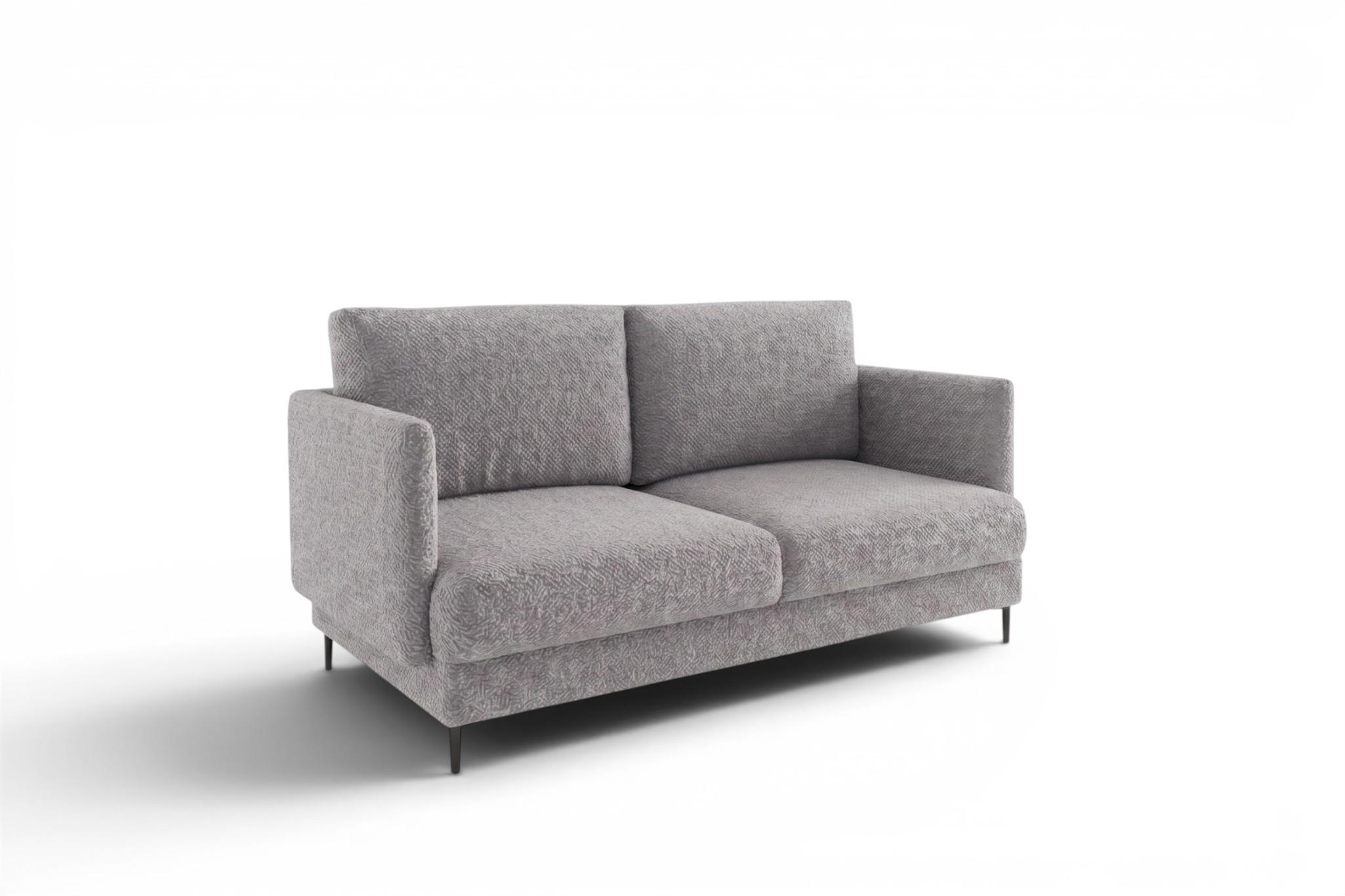 SOFA Helmer 2-sitzer In Stoff Baloo - Grau, Holzwerkstoff/Textil (196/95/95cm) - Fun Möbel