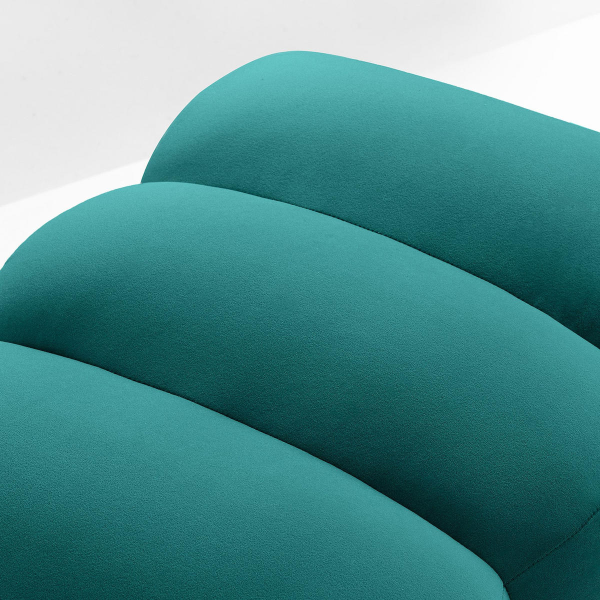 SITZHOCKER Polsterhocker PECCO, Veloursstoff - Blau/Goldfarben, Holz/Textil (60/50/50cm) - KONSIMO®