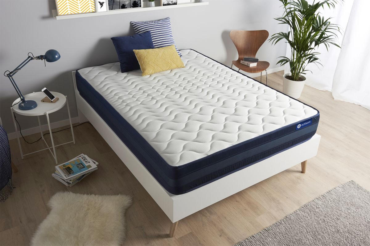 MATRATZE Actimemo tech Memory-Schaum 80 x 220 cm h4 - Weiß, Textil (80/220cm) - ACTISOM
