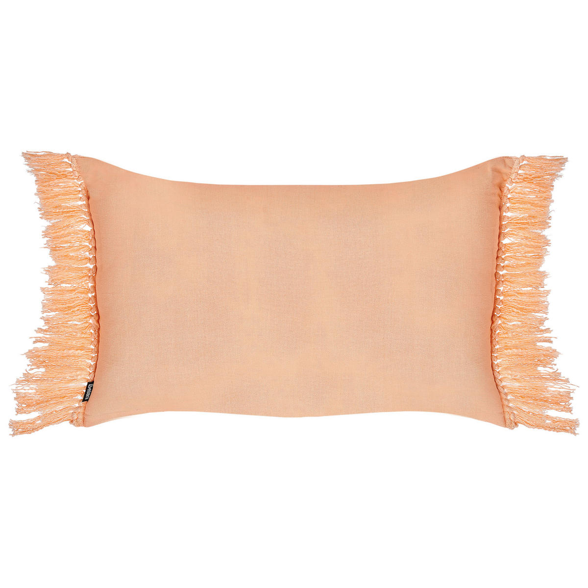 DEKOKISSEN 2er-Set Orange 60/40 cm Tansy - Orange, Naturmaterialien (60/40cm) - Beliani