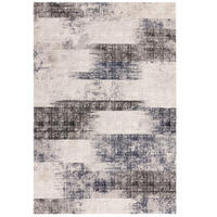 TEPPICH modern Wohn-/Schlafzimmer ZUKA LINES Blau 120 x 170 cm - Blau, Textil (120/170cm) - Novatrend