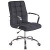 BÜROSTUHL Deal, Stoff Schwarz - Schwarz, Textil/Metall (56/104/62cm) - TPFLiving