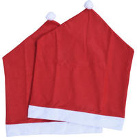 STUHLHUSSEN Nikolausmütze 60 cm 2er-Set - Rot, Textil (48/60cm) - Home Styling Collection